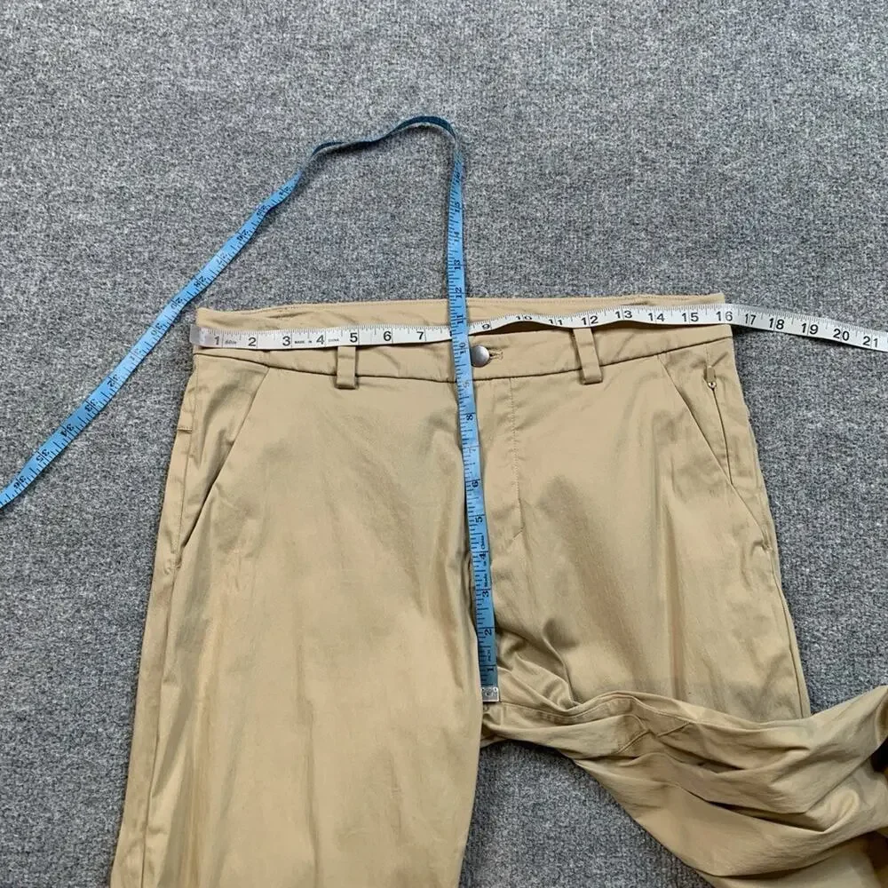 Lululemon Pants Mens 30 Scone Commission Classic Swift Cotton Nylon Stretch Golf